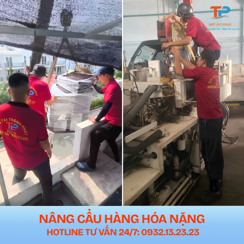 Nâng cẩu hàng hóa